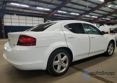 2013 Dodge Avenger Se из США, поврежденный, VIN 1C3CDZABXDN642941